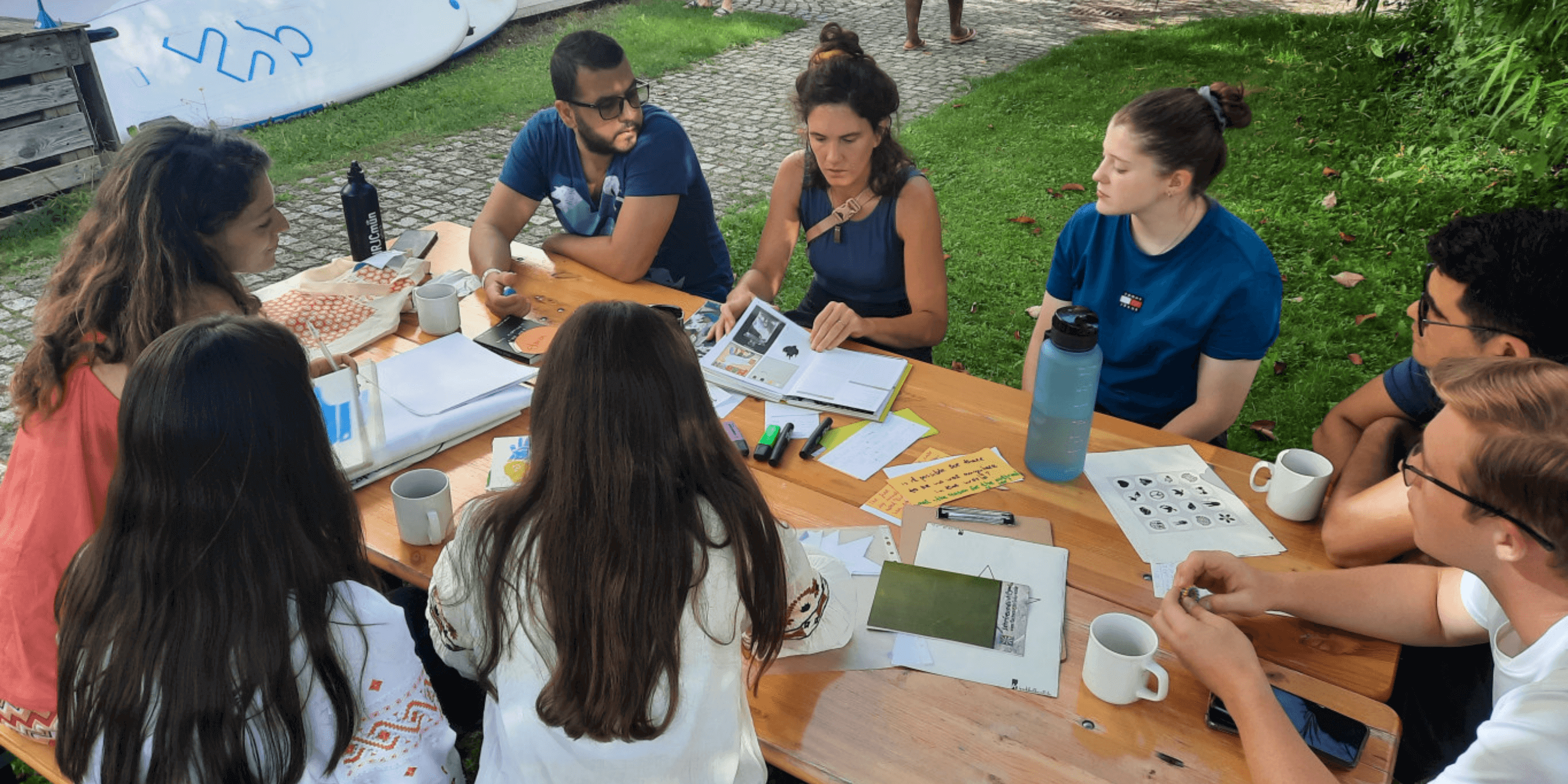 youngCaritas in Europe Summer University 2023 kreatives Arbeiten