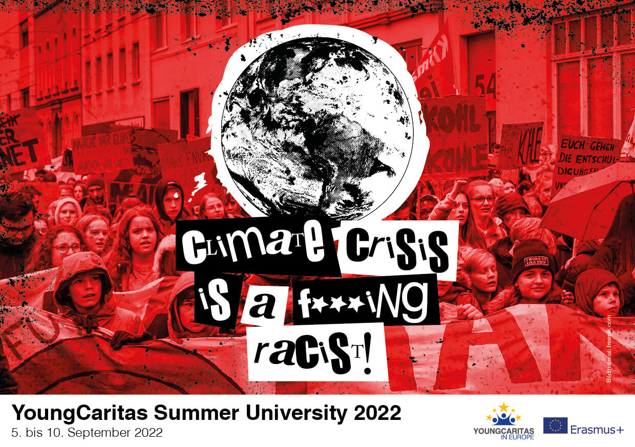 Youngcaritas Sommeruniversität 2022 Climate Crisis Is A Fing Racist A5 Mit Titel Fin